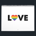 Pride Love is Love Gay Equality Rainbow LGBTQ  Calendar<br><div class="desc">Pride Love is Love Gay Equality Rainbow LGBTQ</div>