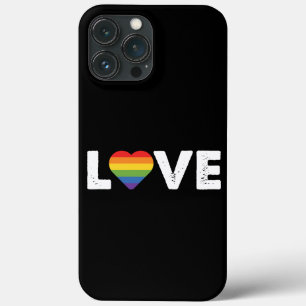 Pride Love is Love Gay Equality Rainbow LGBTQ iPhone 13 Pro Max Case