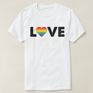 Pride Love is Love Gay Equality Rainbow LGBTQ T-Shirt