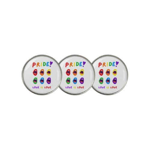 Pride! Love is Love Golf Markers