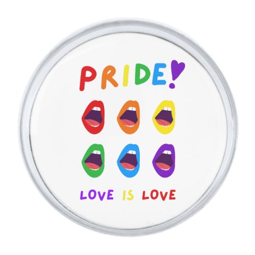 Pride! Love is Love Lapel Pin