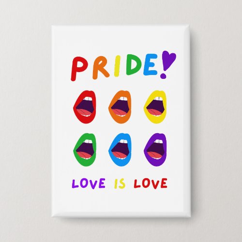 Pride! Love is Love Pin