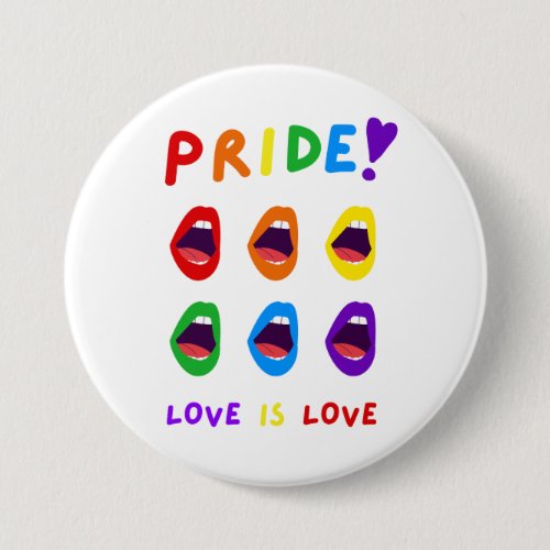 Pride! Love is Love Pin