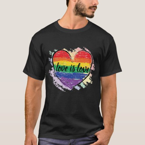 Pride Love is Love T_Shirt
