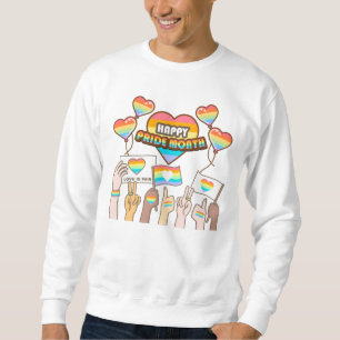 Pride love. Love is fair. Pride month   Sweatshirt