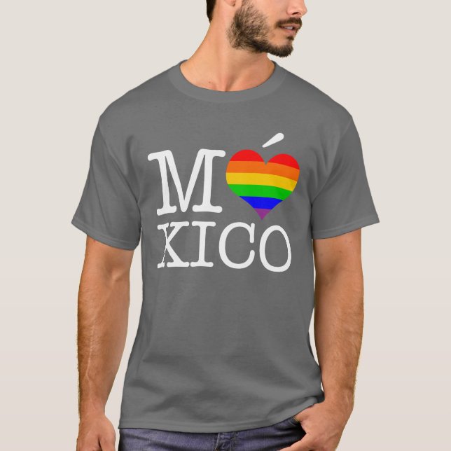 Pride Love Mexico T-Shirt (Front)