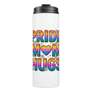 Pride Mom Hugs Vintage Rainbow Vector Design_1 Thermal Tumbler