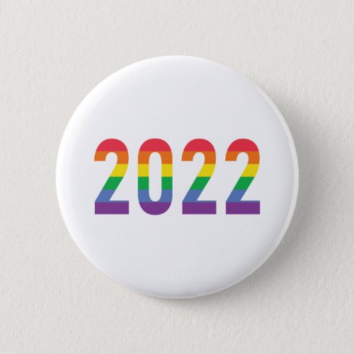 Pride Month 2022 _ Rainbow Pride Flag  Button