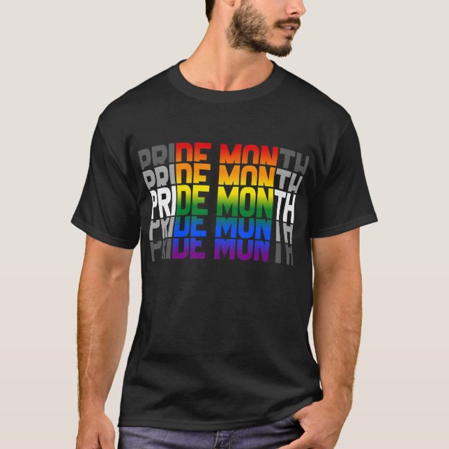 Pride Month Demon Gay Pride LGBT T-Shirt (Front)