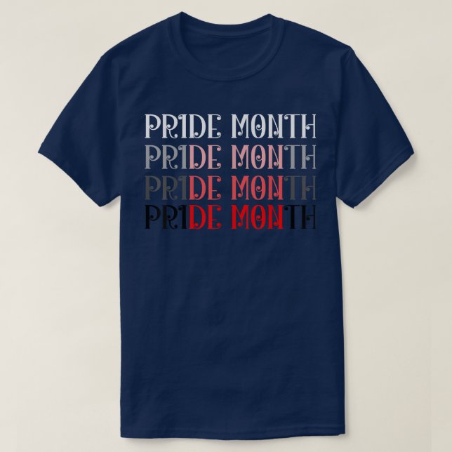 Pride month demon Pride month  T-Shirt (Design Front)