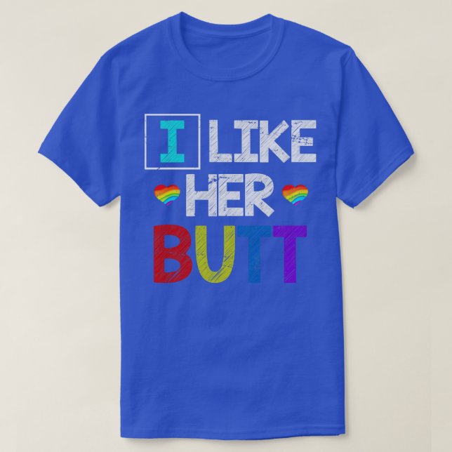 Pride Month Gift Lesbian Rainbow LGBT T-Shirt (Design Front)