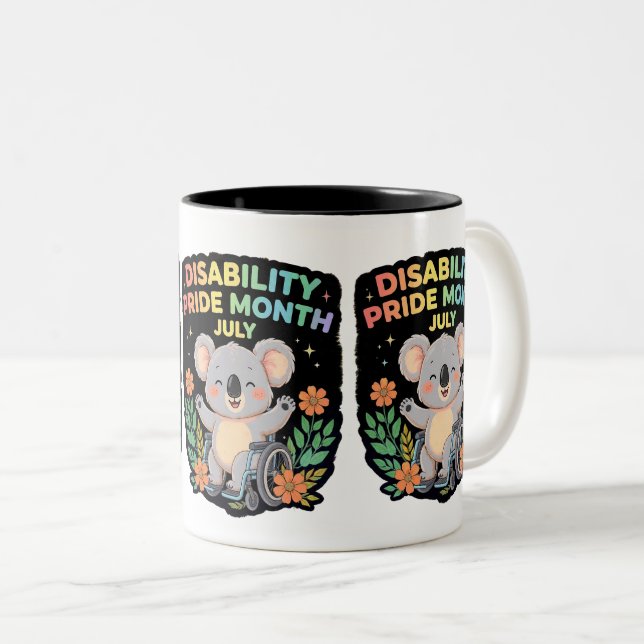 Pride Month July Two-Tone Coffee Mug (Front Right)