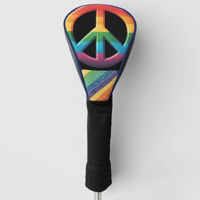 Pride Month  LGBT with rainbow theme Golf Head Cover (Front)