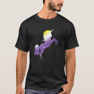Pride Month Queer Nonbinary Flag Unicorn Lgbt Non T-Shirt