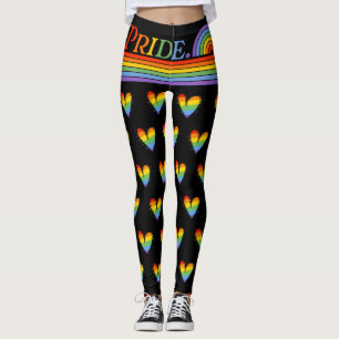 Pride Month Rainbow LGBTQ Love Leggings