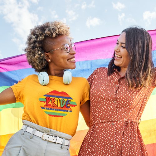 Pride Month Rainbow LGBTQ Womens Mens T_Shirt