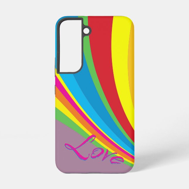 Pride Month - Rainbow Love Samsung Galaxy Case (Back)