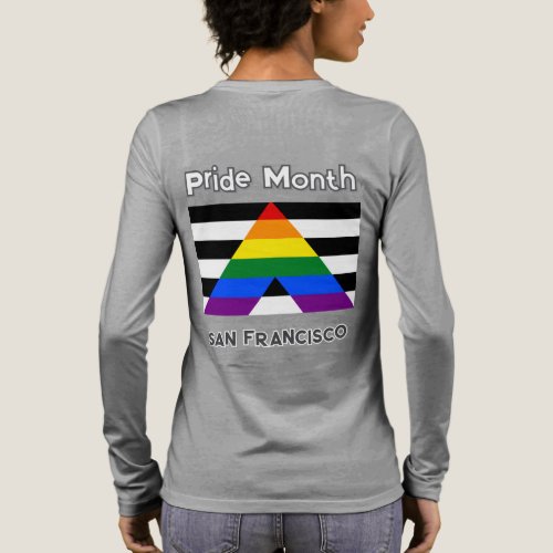 Pride Month "Straight but Not Silent" LGBTQ+ Ally Tri-Blend Shirt
