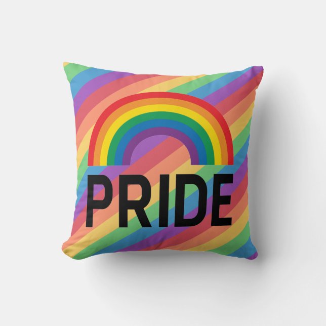 Pride Month  Throw Pillow (Front)