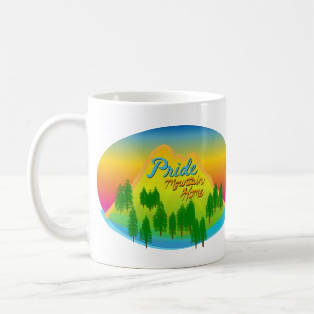 Pride Mountain Home Pacific Northwest Mug (Left)