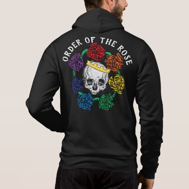 Pride MurderRose County Hoodie (Back)