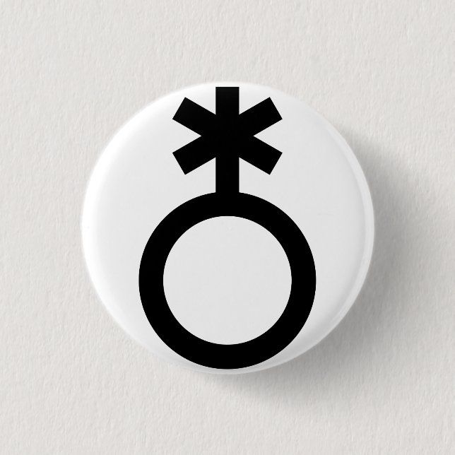 Pride Not Binárie Pinback Button (Front)