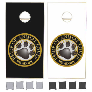 Pride of Animal Lover Emblem Cornhole Set