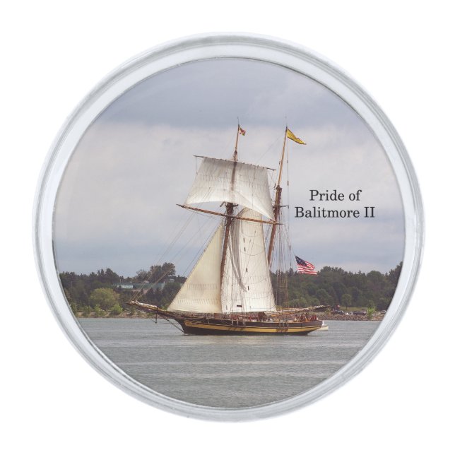 Pride of Baltimore II lapel pin (Front)