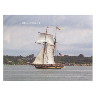Pride of Baltimore II table cloth