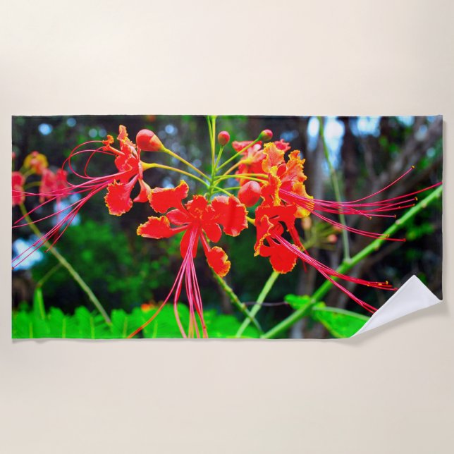 Pride of Barbados   Beach Towel (Front)