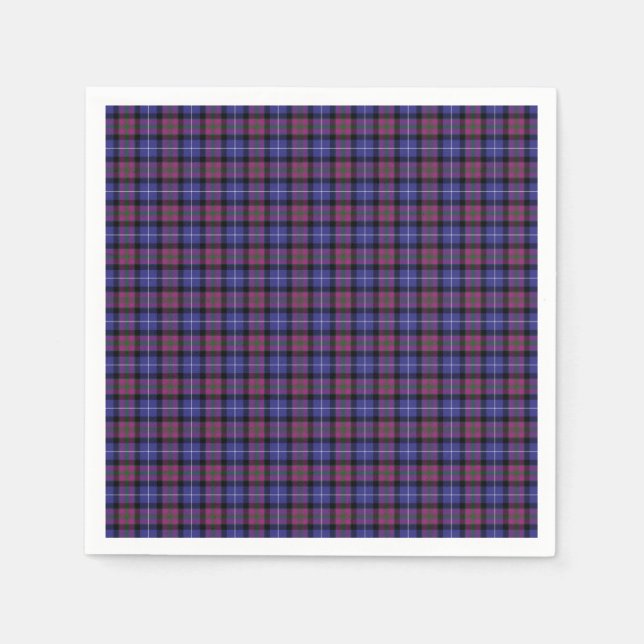 Pride Of Scotland Fashion Tartan Paper Napkins (Front)