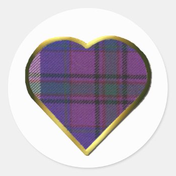 Pride Of Scotland Heart Envelope Seal by Everythingplaid at Zazzle