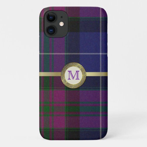 Pride of Scotland Monogram iPhone 11 Case