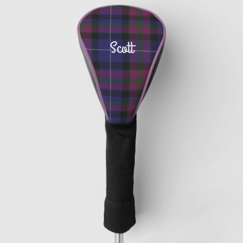 Pride of Scotland Tartan Plaid Driver Cover