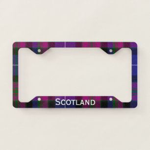 Pride of Scotland Tartan Plaid License Plate Frame