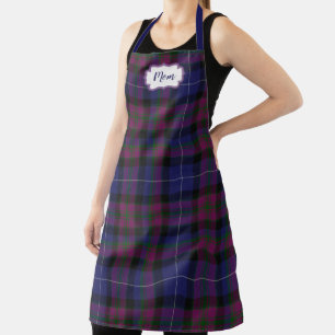 Pride of Scotland Tartan Plaid Monogrammed Apron