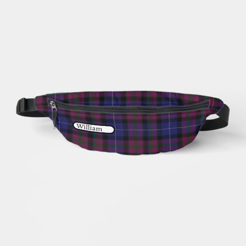 Pride of Scotland Tartan Plaid Personalized Fanny Pack