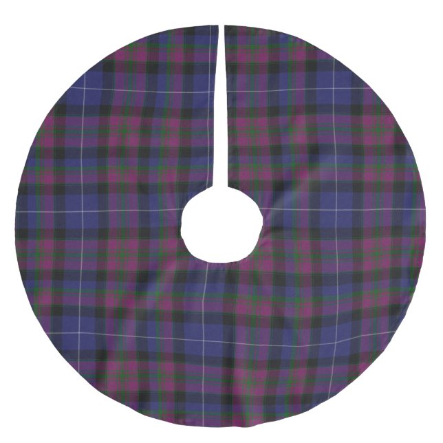 Pride of Scotland Tartan Plaid Tree Skirt (Front)