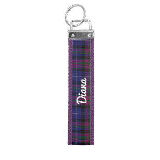 Pride of Scotland Tartan Plaid Wrist Key Chain