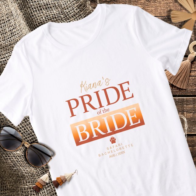 Pride of the Bride Safari Bachelorette ID1158 Tri-Blend Shirt (Creator Uploaded)