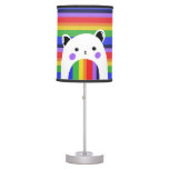 Pride Panda Rainbow Lamp at Zazzle