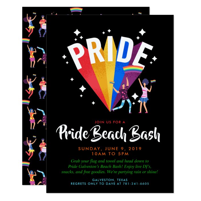 Pride Party Invitation Pride 9482