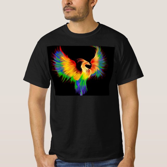 Pride Phoenix Rising T-Shirt (Front)