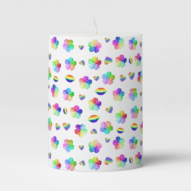 Pride Pillar Candle (Front)