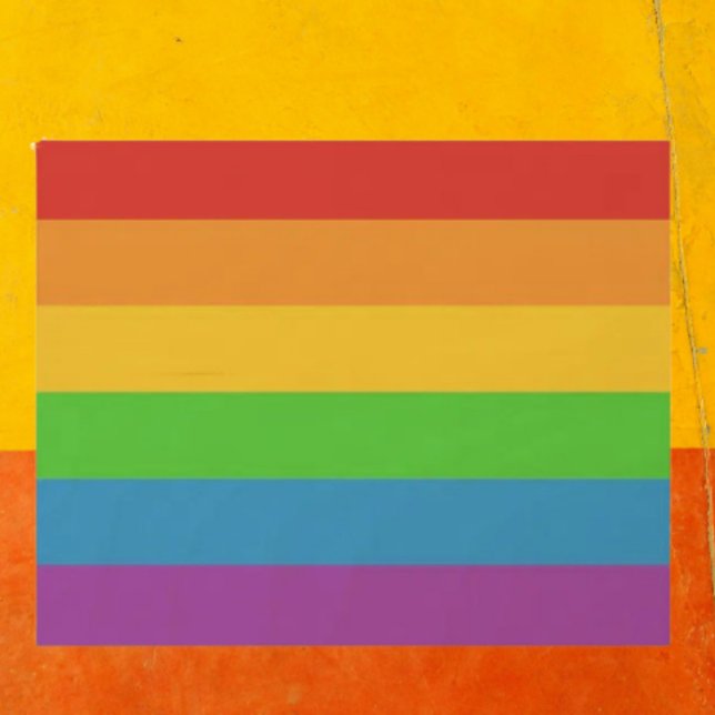Pride Plaque: Rainbow Flag Wood Wall Art (Creator Uploaded)