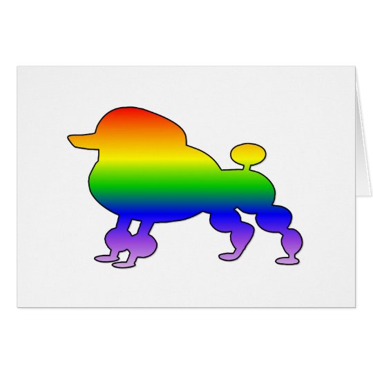Pride Poodle Card