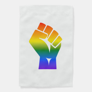 Pride Power Fist Garden Flag