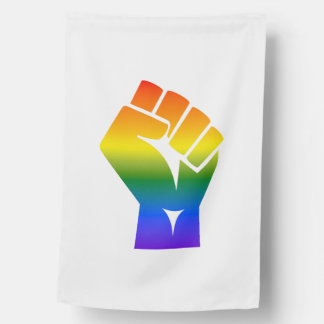 Pride Power Fist House Flag