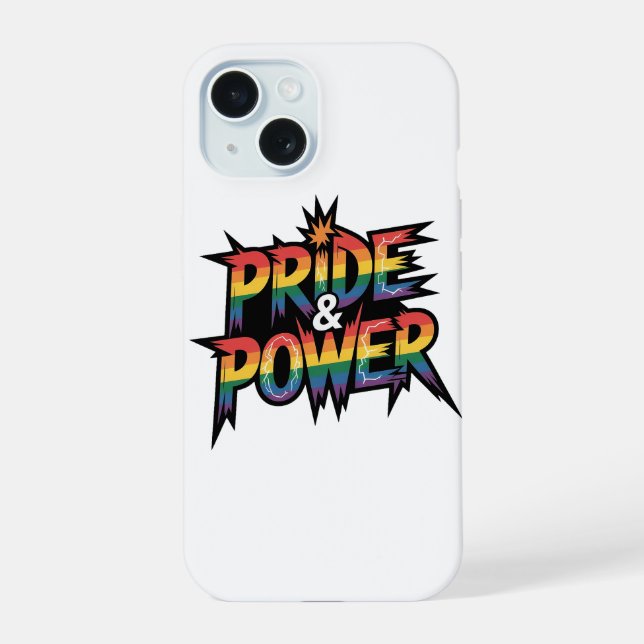 Pride & Power  iPhone 15 Case (Back)