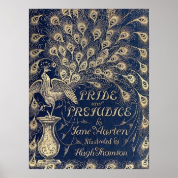 Pride & Prejudice Antique Cover Poster by AustenVariations at Zazzle